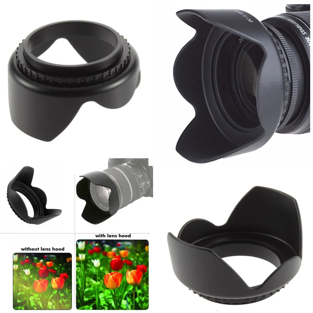 58mm Lens Hood for Canon Cameras - Shade, Protect, and Enhance Your Photography