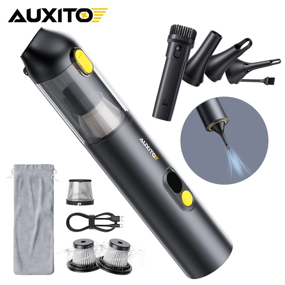 AUXITO 14000PA Super Powerful Cordless Car Vacuum Cleaner and Blower