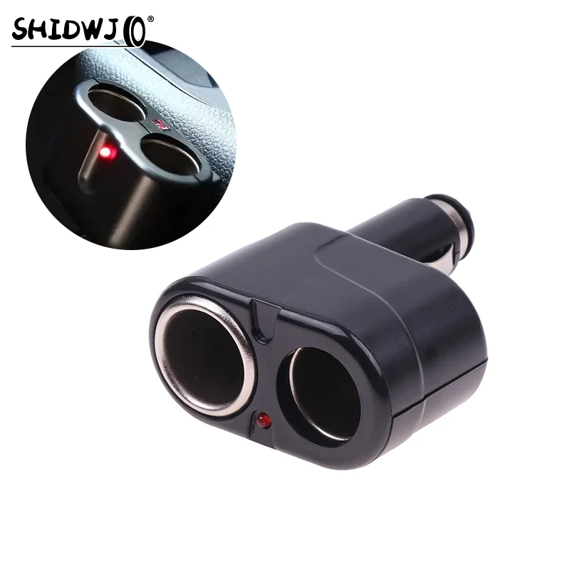SHIDWJ Dual Cigarette Lighter Sockets Car Charger Splitter