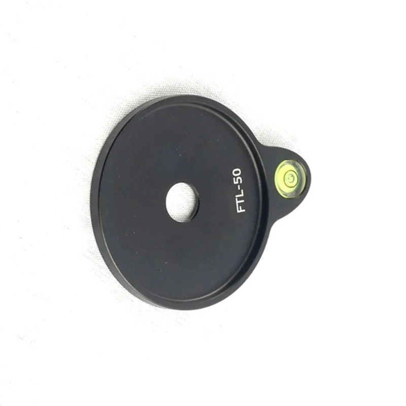 Professional Aluminium Tripod Leveler Plate with Bubble Gauges & 50mm Inner Dimension