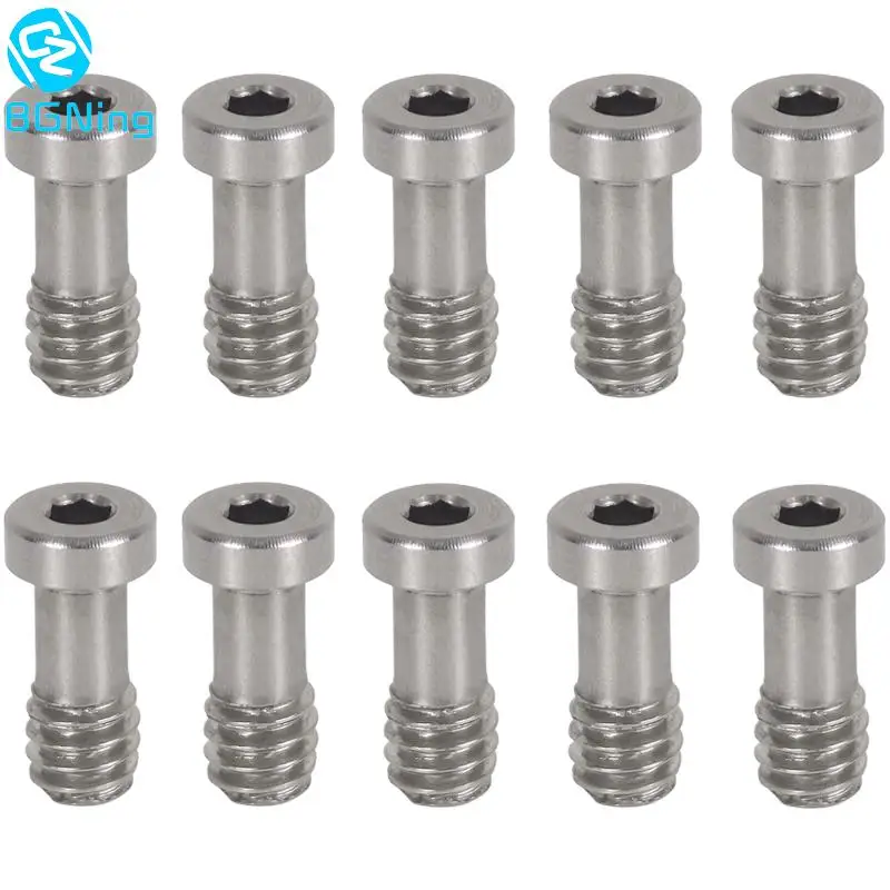 10-Pack Stainless Steel Camera Screws 1/4"-20 for DSLR Camera Cage Tripod Plate