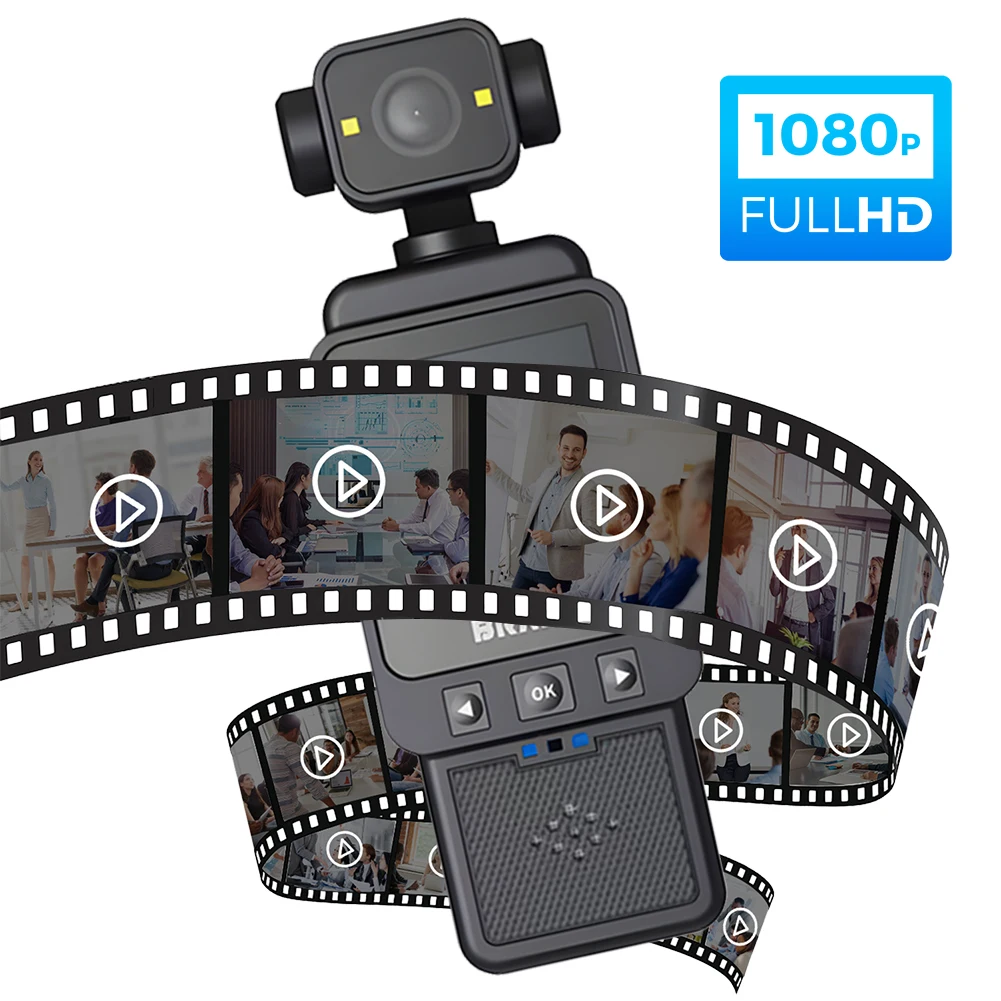 1080P WiFi Sports Wearable Camera for Outdoor Sports - Ideal for Motorcycling and Vlogging