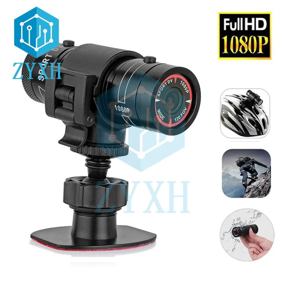 LYPZUX 1080P Waterproof Sports Camera DV Car Video Recorder