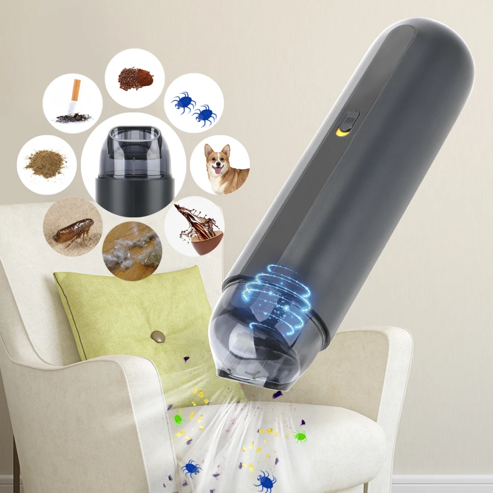 Portable Wireless Car Vacuum Cleaner with 5000Pa Suction