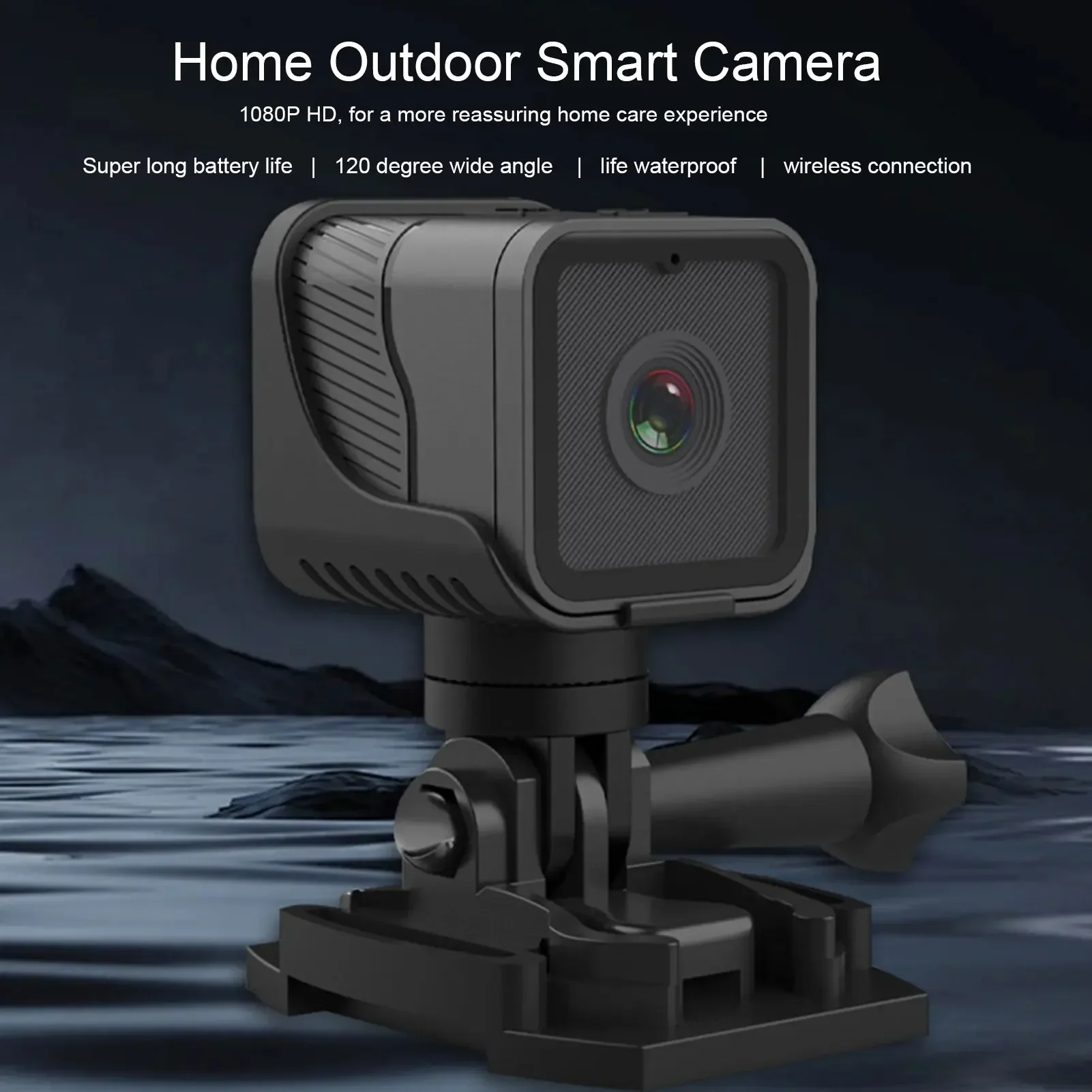 Waterproof 1080P Bike Camera Recorder with 256GB Card Support