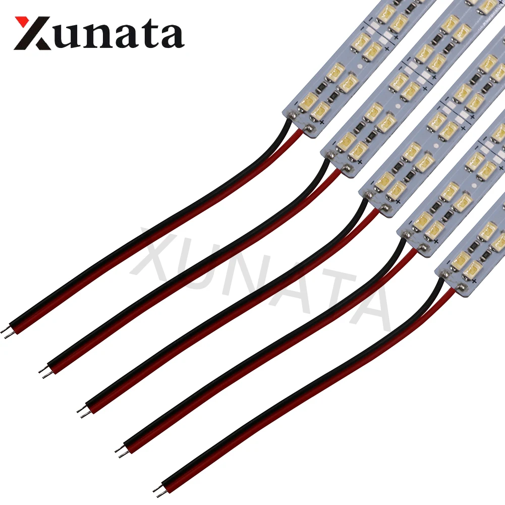 XUNATA SMD5630 Cool White 50cm LED Hard Bar Light Strip 5PCS