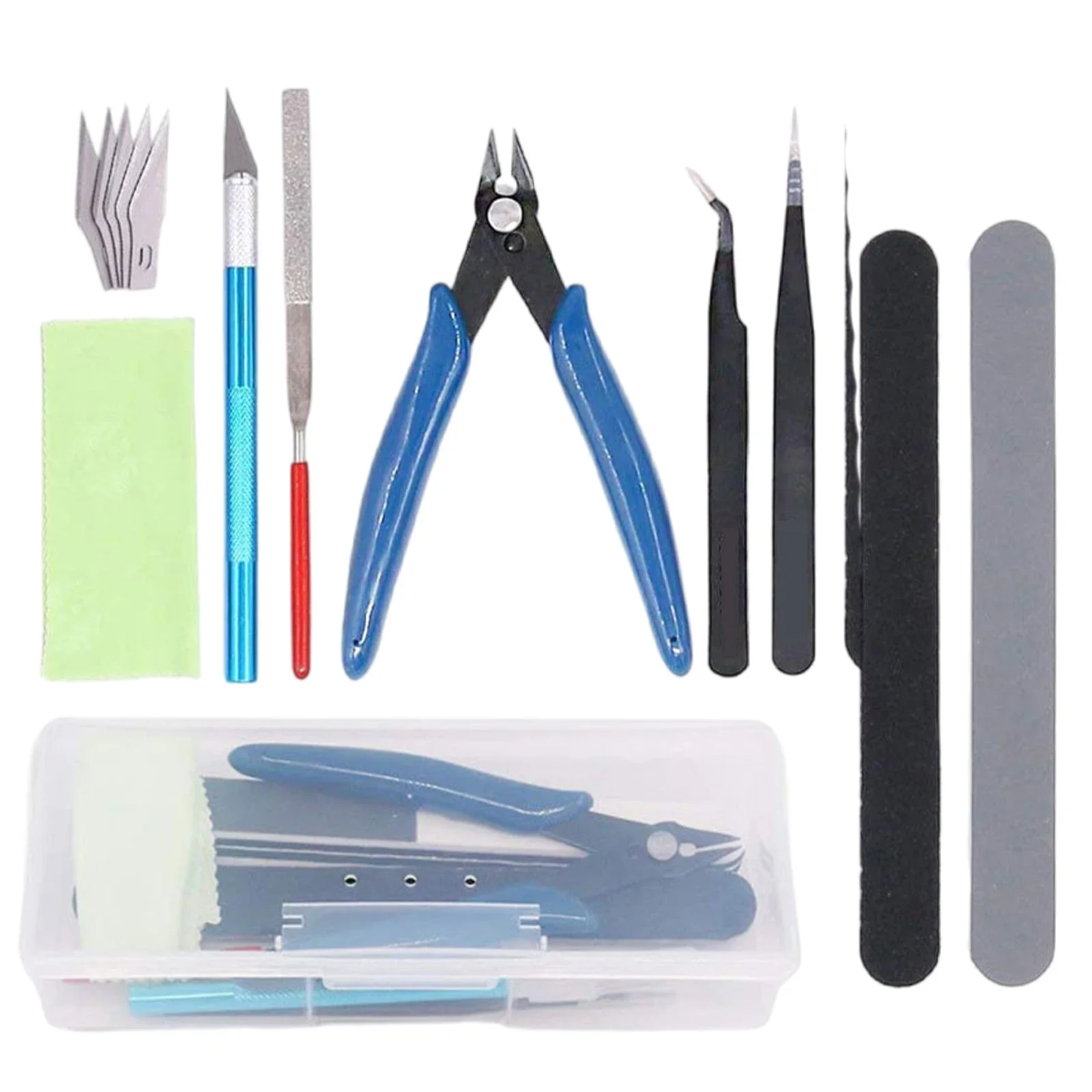 9-Piece Modeler Tools Kit for Car, Toy, Gundam Model Building - DIY Craft Set