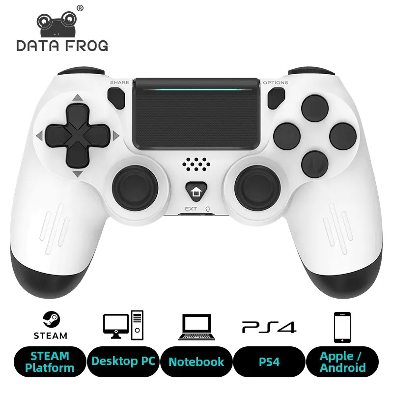 DATA FROG Bluetooth-Compatible Wireless Game Controller for PS4/Slim/Pro