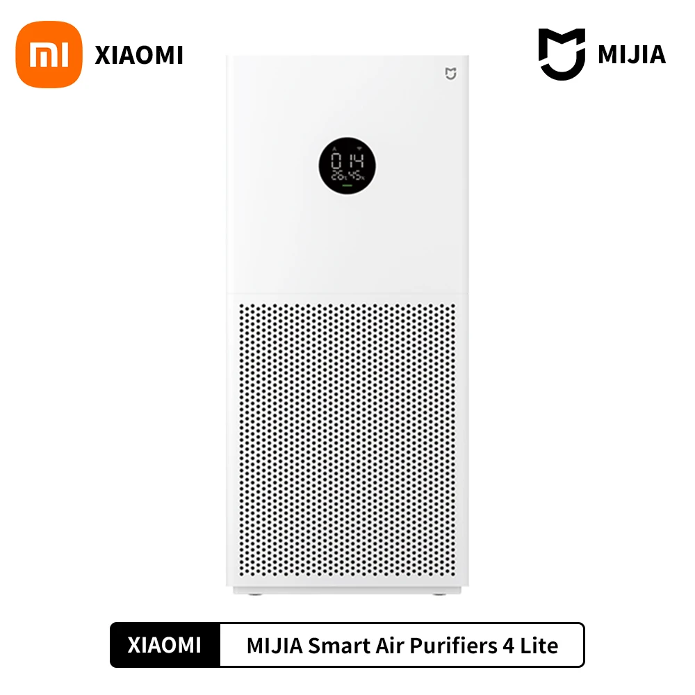 XIAOMI MIJIA Smart Air Purifier 4 Lite Deodorization Remove Formaldehyde Bacteria Odor PM2.5 APP Remote Control Low Noise Design