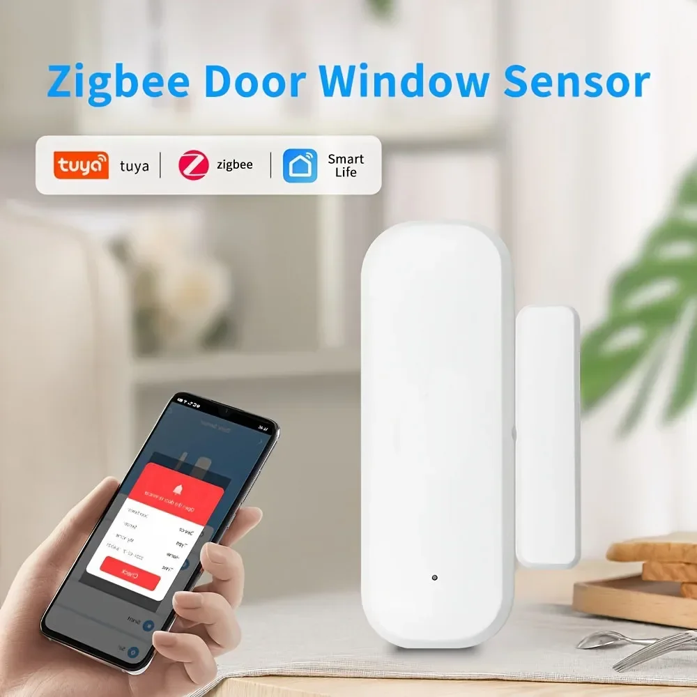 Smart Home Zigbee Door Sensor - Wireless Window Detector