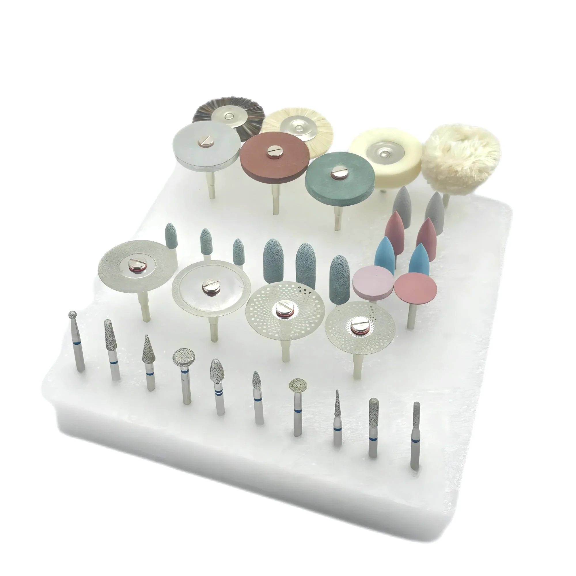 35-Piece Dental HP Kit for Ceramic/Porcelain Grinding and Polishing by Xceldent