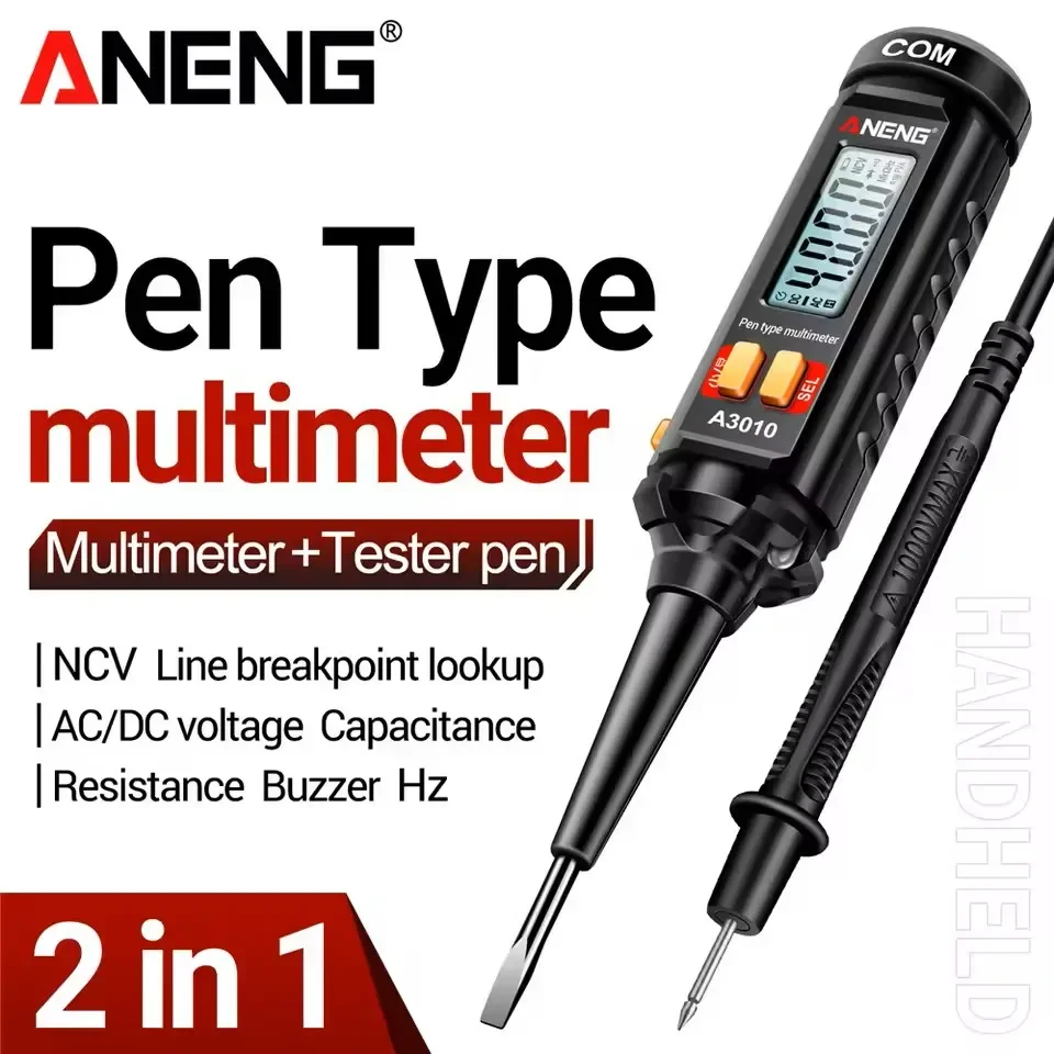 ANENG A3010 Pen Multimeter 4000 Counts Digital Automatic Ranking Tool