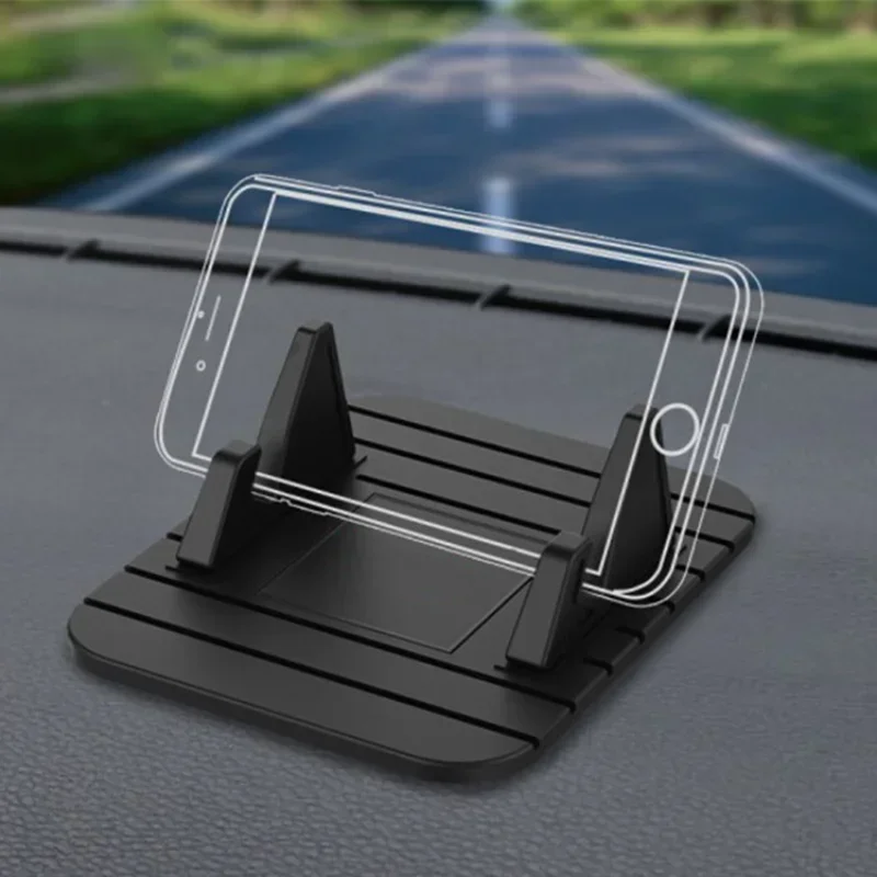 Silicone Car Dashboard Phone Holder Mat for iPhone Samsung Android Smartphones
