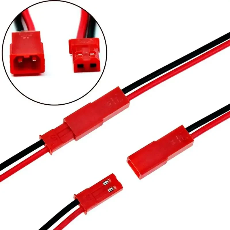 10 Pairs 22 AWG JST Plug Connector Cable for LED Lamp Strip RC Toys - 10cm