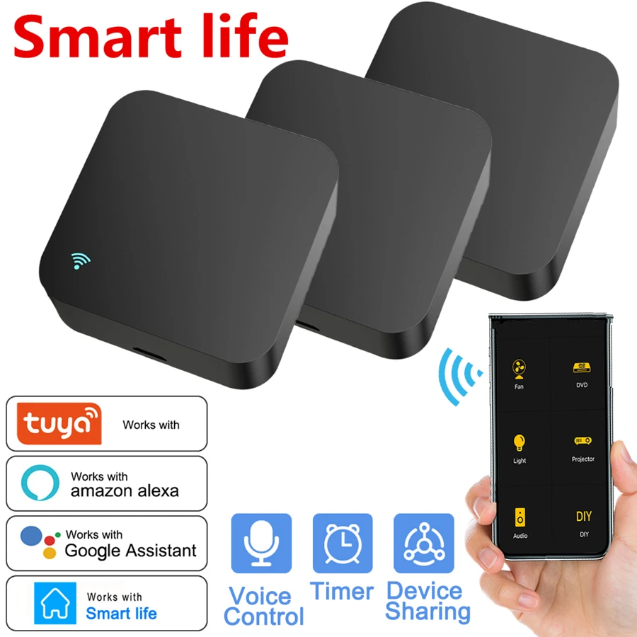 Tuya WiFi Universal IR Remote Control for Smart Home Appliances