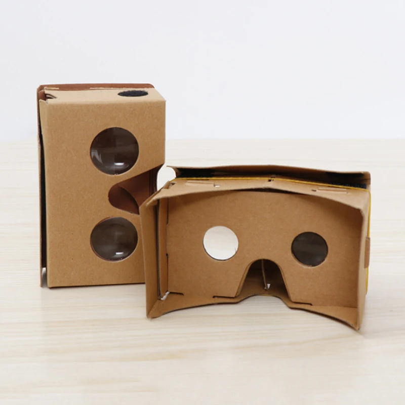 KOQZM DIY Virtual Reality Glasses Kit for Smartphones - Brown