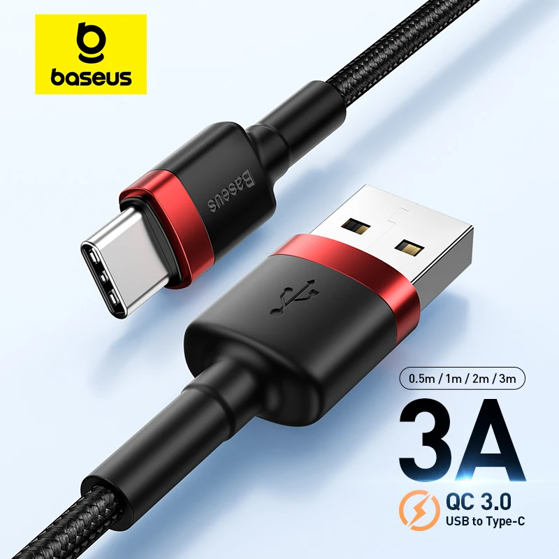 Baseus USB C Cable Type C for Samsung & Xiaomi - Fast Charge Cord