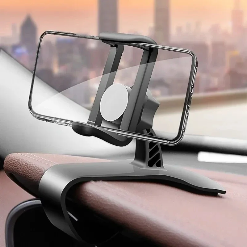 Universal Car Phone Holder Stand with Dashboard Clip Mount for iPhone, Samsung, Xiaomi