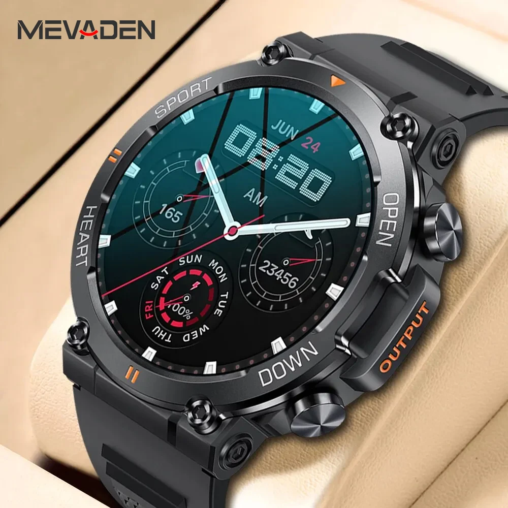 MEVADEN HD Bluetooth Call Smart Watch with Heart Monitor and Fitness Tracker