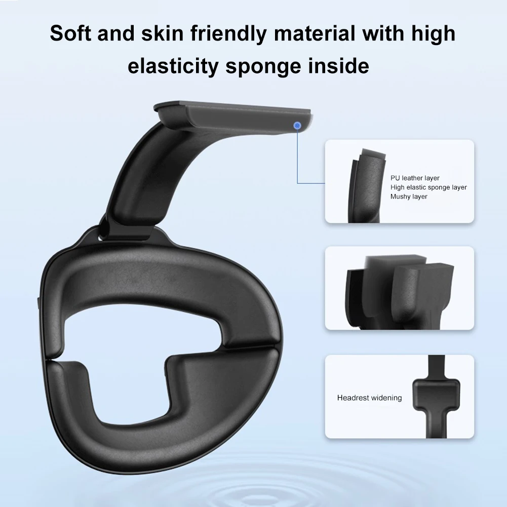 ALLOYSEED VR Elite Head Strap with 6000mAh Rechargeable Battery for Meta Quest 3