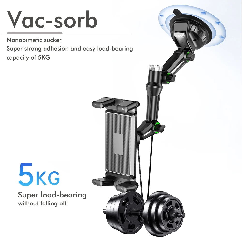 Dashboard Tablet Holder for Car - Universal Tablet Mount for 7"-15" Pads and 4"-7" Phones