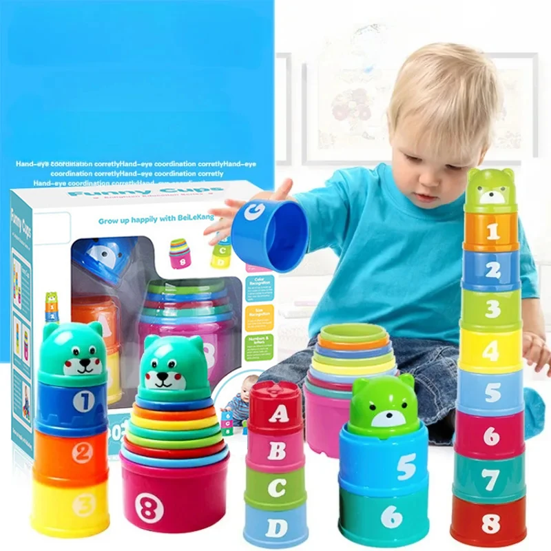 Baby Stack and Nest Cups Educational Toy Set