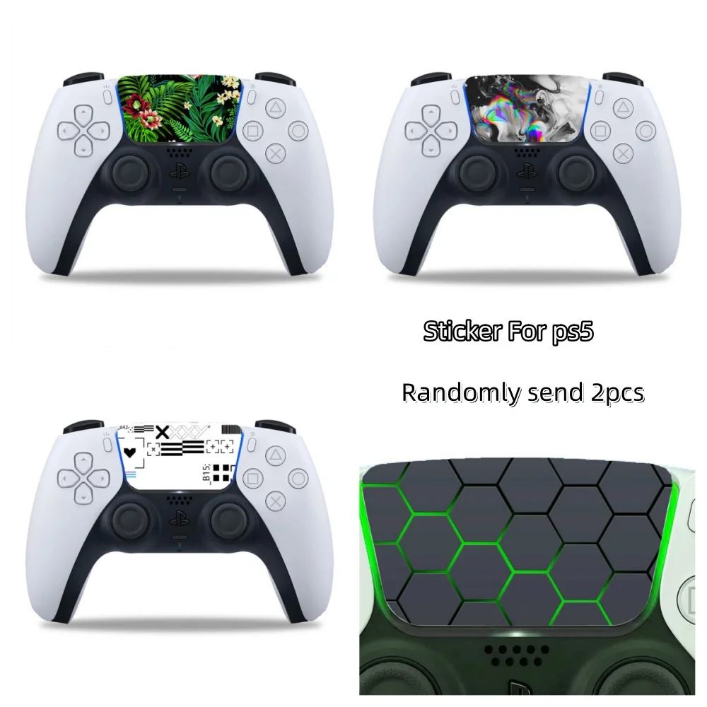 2pcs Protective Skin Sticker Set for PS5 Controller