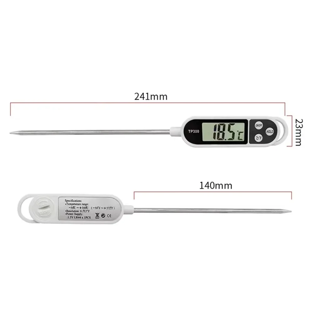TP300 Digital Food Thermometer for Precise Meat Cooking - Kitchen BBQ Tool