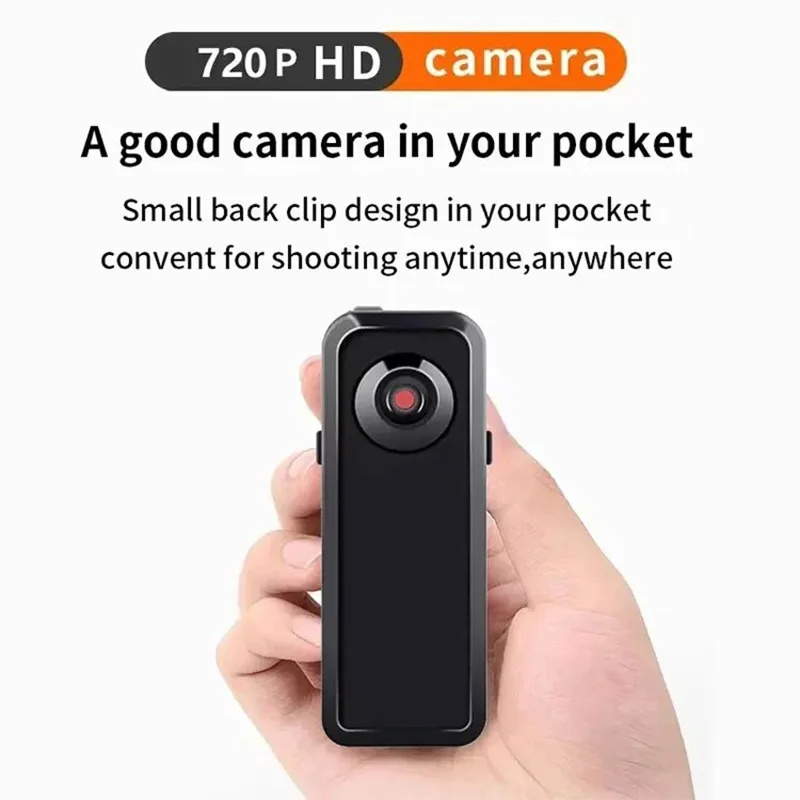 Portable Mini HD DV Camera - Home and Office Security Camcorder