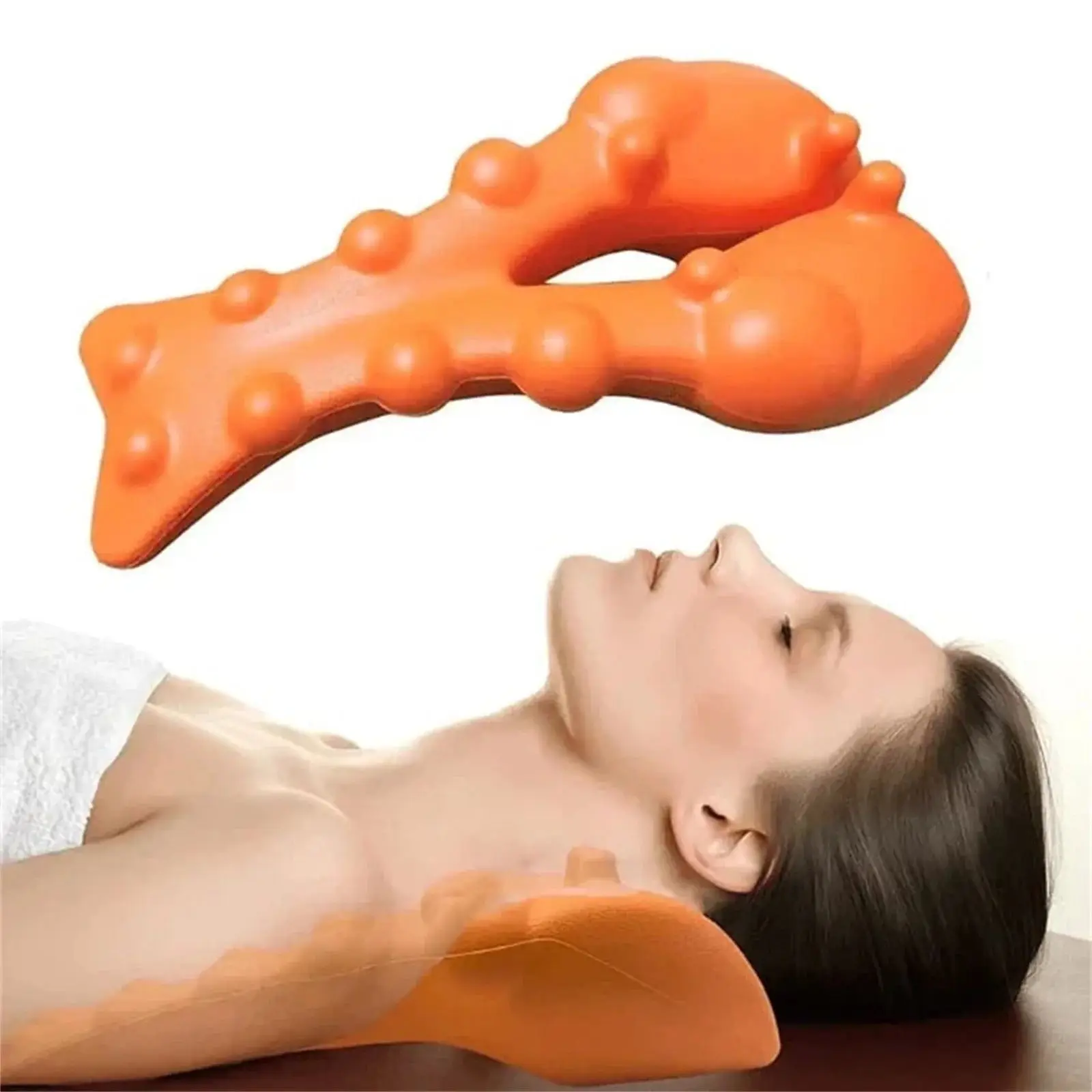 Cervical Traction Massager for Neck and Shoulder - Trigger Point Tool