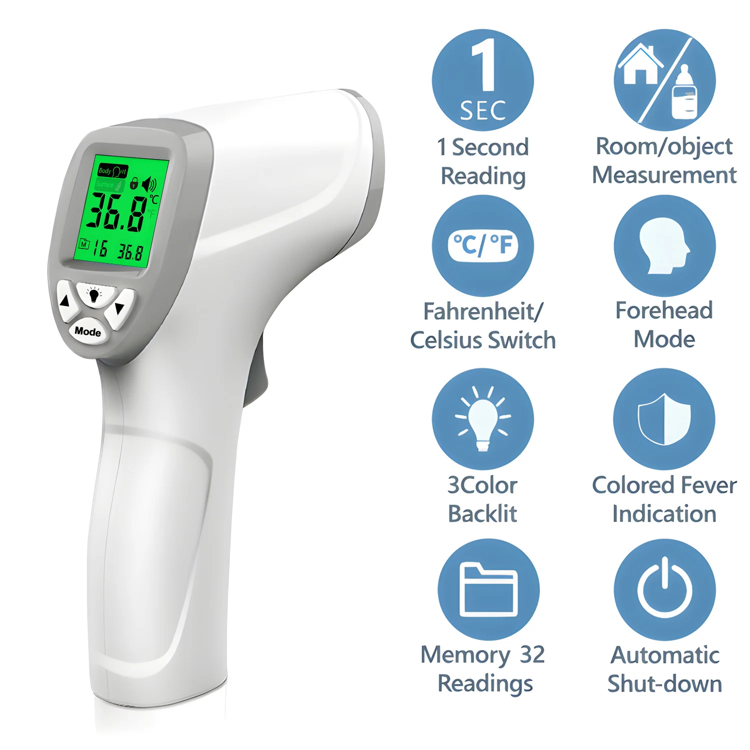 Alextrasza Medical Digital Forehead Thermometer