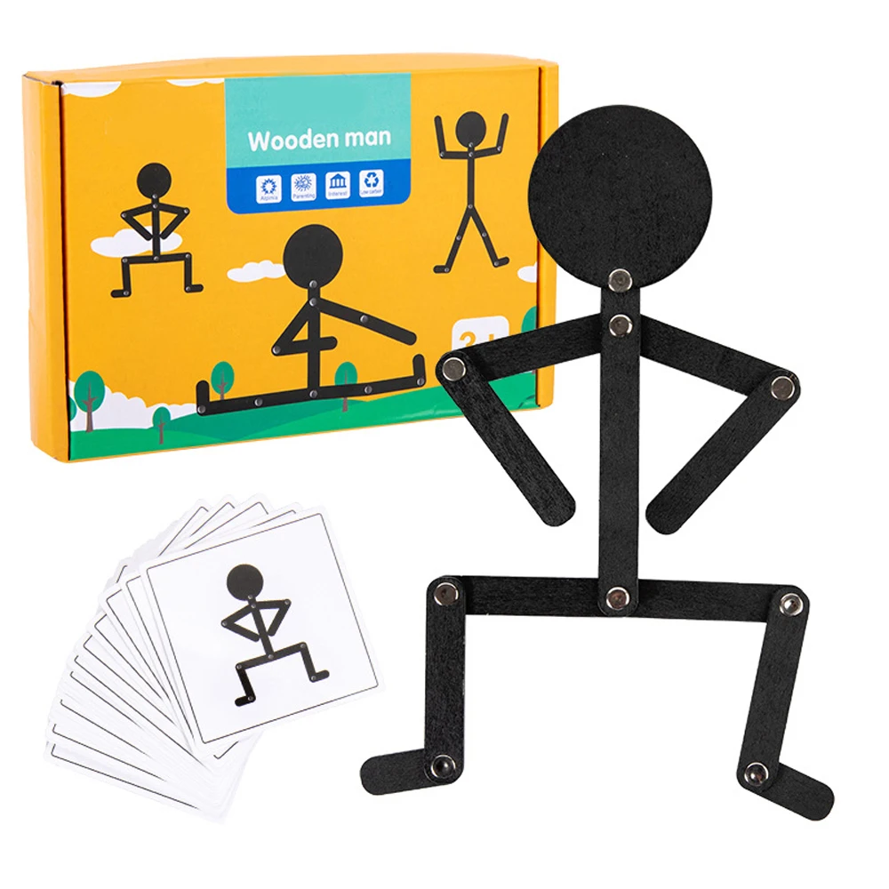 Stick Sporty Men Puzzle Toys for Kids - Educational Montessori Learning Set